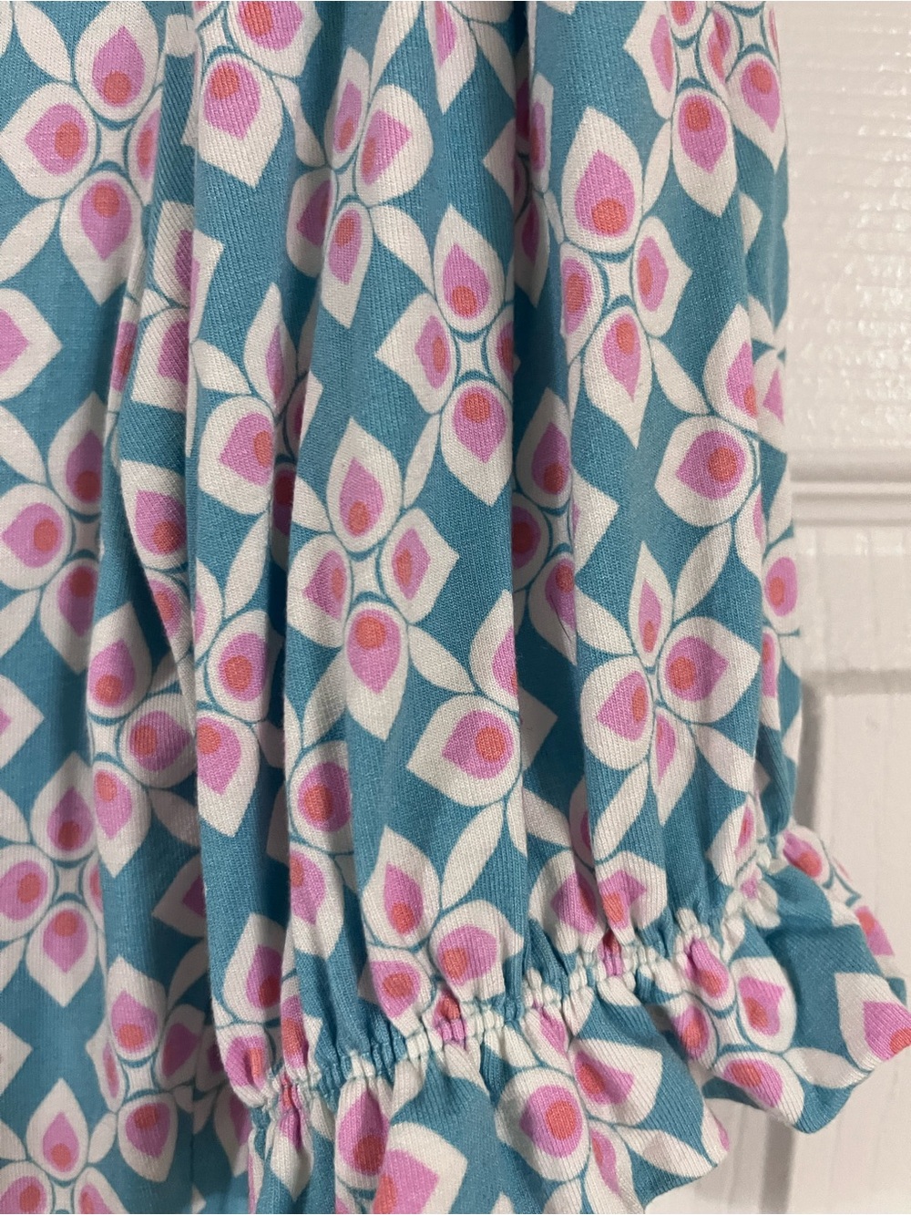 Boden Blue and Pink Floral-Patterned Dress - Picture 5 of 8